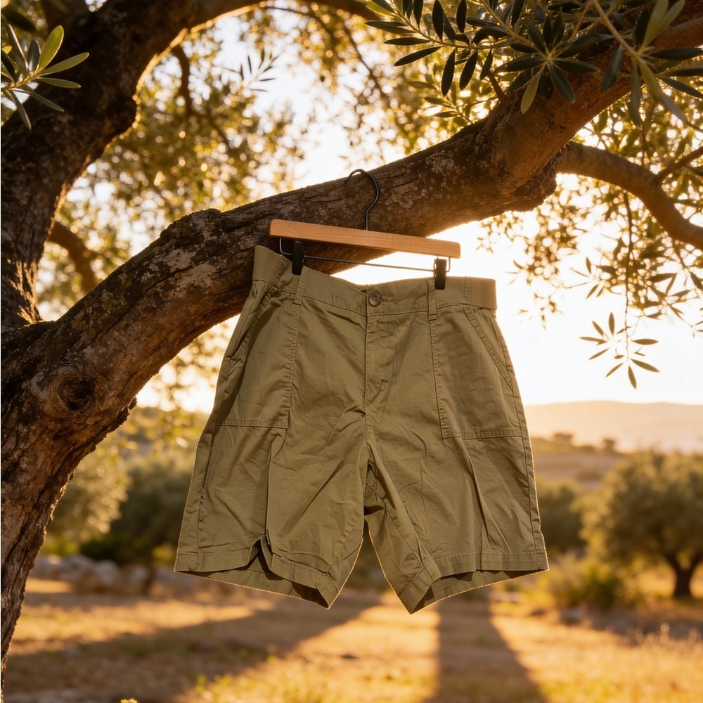 Lee Men's Cargo Shorts in Olive